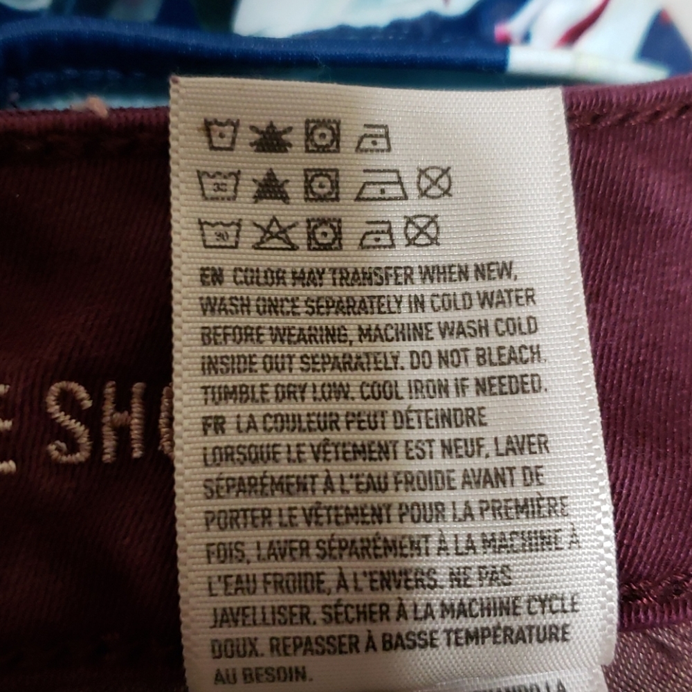 AEO Hi-Rise Shortie Super Stretch Shorts Size 4 Purple American Eagle Outfitters - Picture 7 of 8